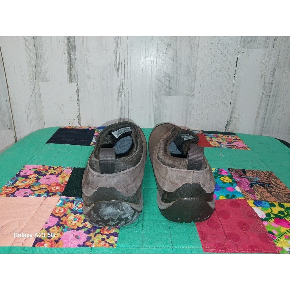 Merrell DEWBROOK MOC WATERPROOF US 10.5 Woman's Moccasin Slip On Shoe Brown - Picture 4 of 7